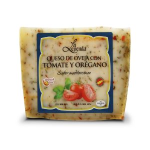 Queso de oveja con tomate y orégano de La Leyenda